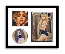 Suki Waterhouse Autographed Signed 11x14 Framed CD Photo I Can't Let Go ACOA