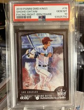 Shohei Ohtani 2018 Diamond Kings #76 Brown Frame RC 18/49 PSA 10 Babe Ruth 