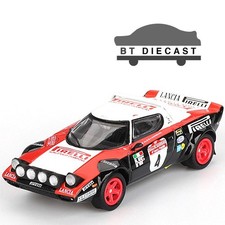 MINI GT LANCIA STRATOS HF #4 1978 RALLY SANREMO WINNER 1/64 WHITE RED MGT01084