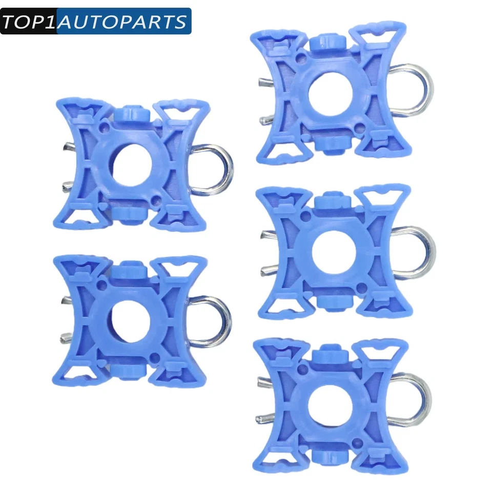 Clips de pivote deslizantes regulador de ventana 5 piezas para BMW 325is 328i 328is 51321938884 Foto 3 de 4