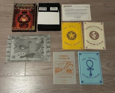 ULTIMA IIII Exodus C64 Commodore 64 komplett All American Adventures Version
