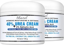 Ebanel Urea Cream 40 plus Salicylic Acid 2 , Foot 4.6 Ounce Pack of 2