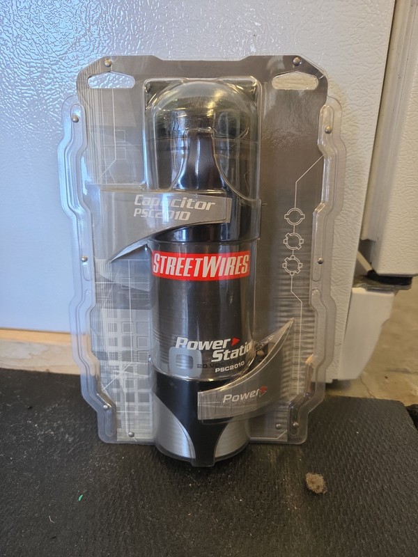streetwires PSC201D 1.0 Farad Ultra-Low ESR Capacitor, NEW