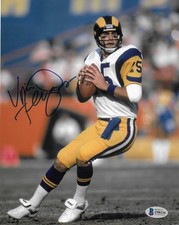 Vince Ferragamo Signed 8x10 Photo Autographed BAS COA Los Angeles Rams