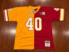 1996 Mitchell & Ness Mike Alstott Tampa Bay Bucs Split Legacy Jersey XL