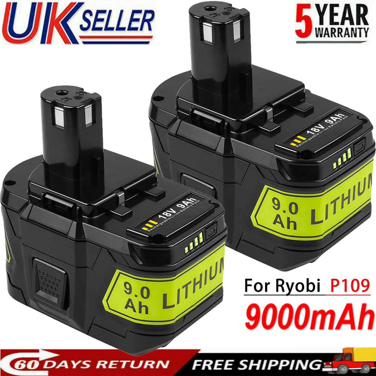 Ryobi 19v battery sale