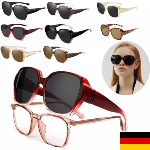 Polarisierte Clip On Sonnenbrille als Überzug für Sehhilfen Träger UV Schutz Neu - Bild 2 von 26