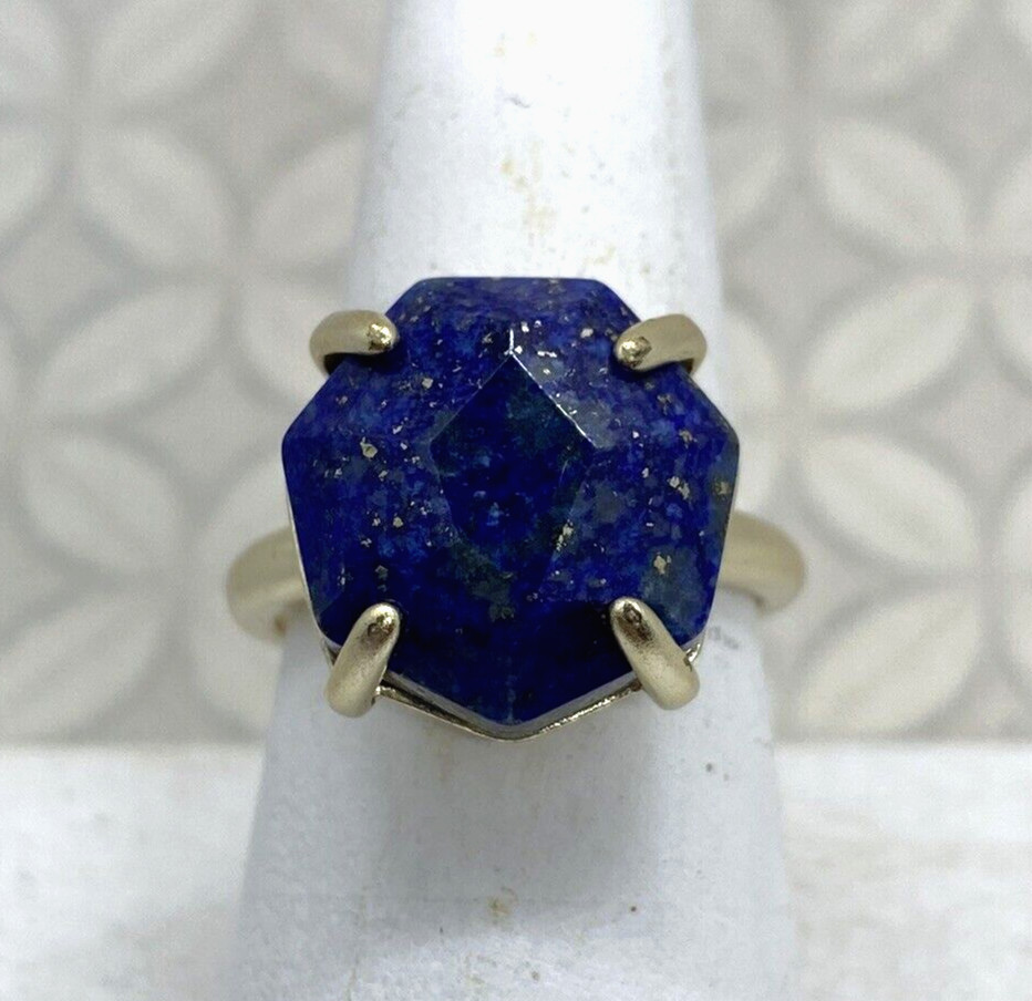 Kendra Scott Ryan Statement Cocktail Ring Gold to… - image 1