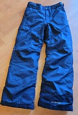 Columbia Bugaboo Snow Pants YOUTH 14/16 Navy Blue Waterproof Omni-Tech Excellent