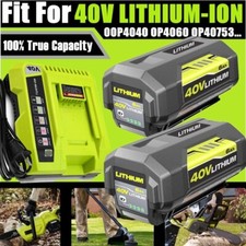 For RYOBI 40V Lithium-Ion 4Ah High Capacity Battery OP40404VNM Battery /Charger