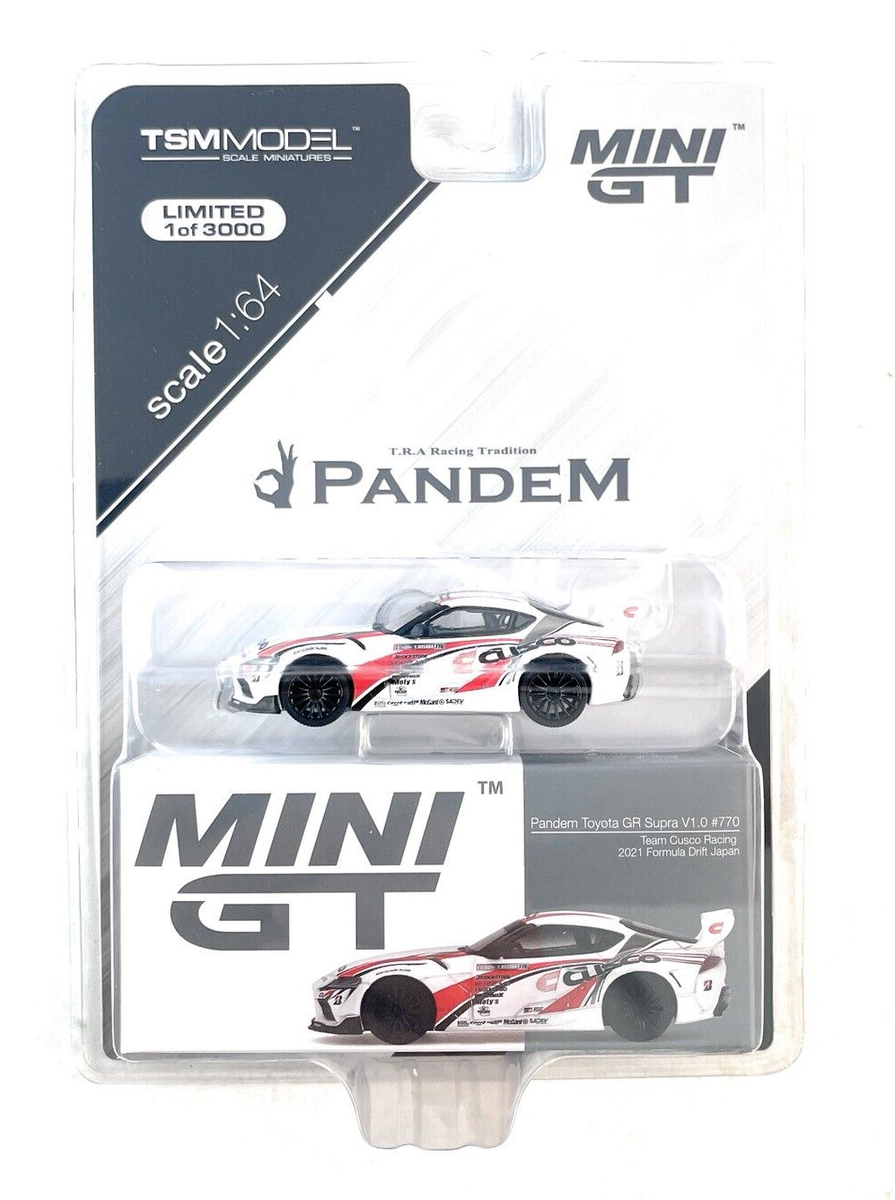 MINI GT パンデム トヨタ GR スープラ 4台セット Mini GT 1:64 Pandem Toyota GR Supra V1 Team Cusco Racing