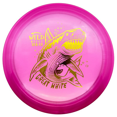 Wild Discs Great White - Lava Plastic - 13 Speed Disc Golf Distance Driver