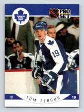 1990-91 Pro Set #279B Tom Fergus NM Near Mint Maple Leafs COR
