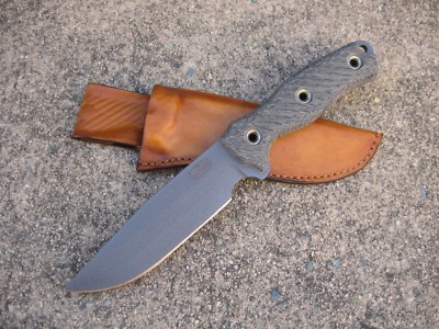 Swamp Rat Knife Works Ratmandu CG Custom Molded Leather Knife Sheath TAN - USA