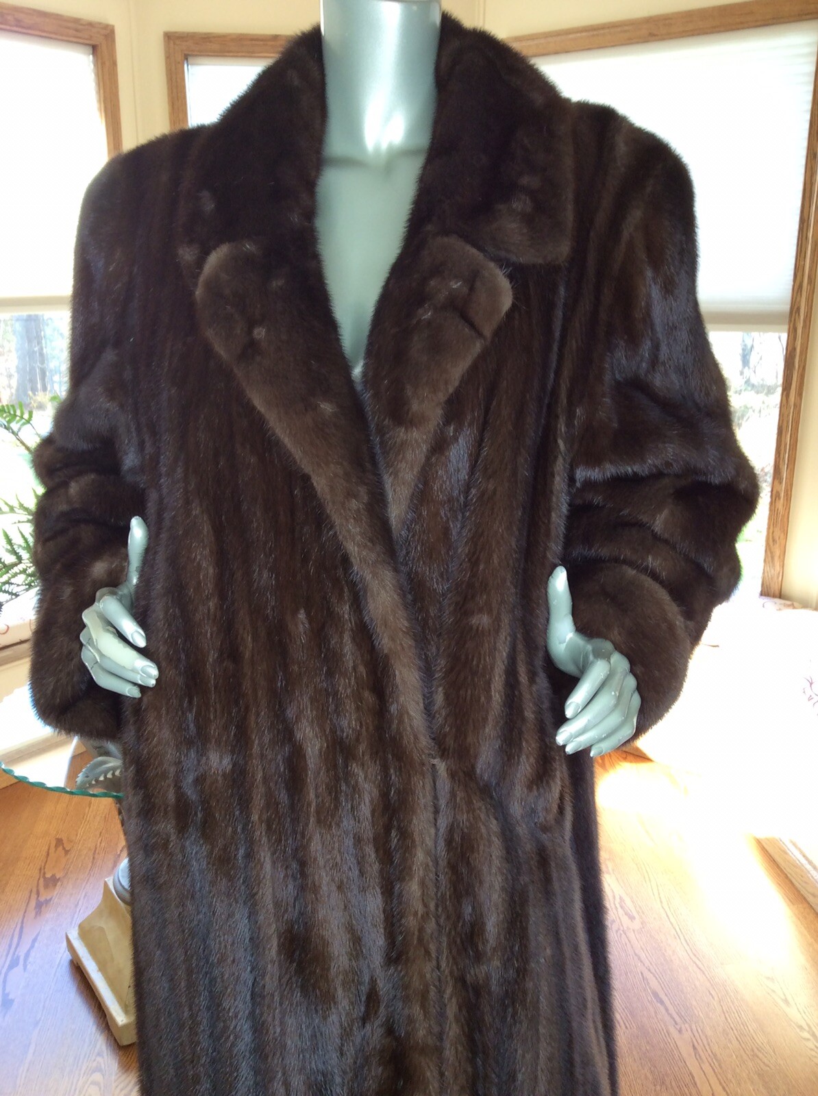 Minky Fur Coat - Brown