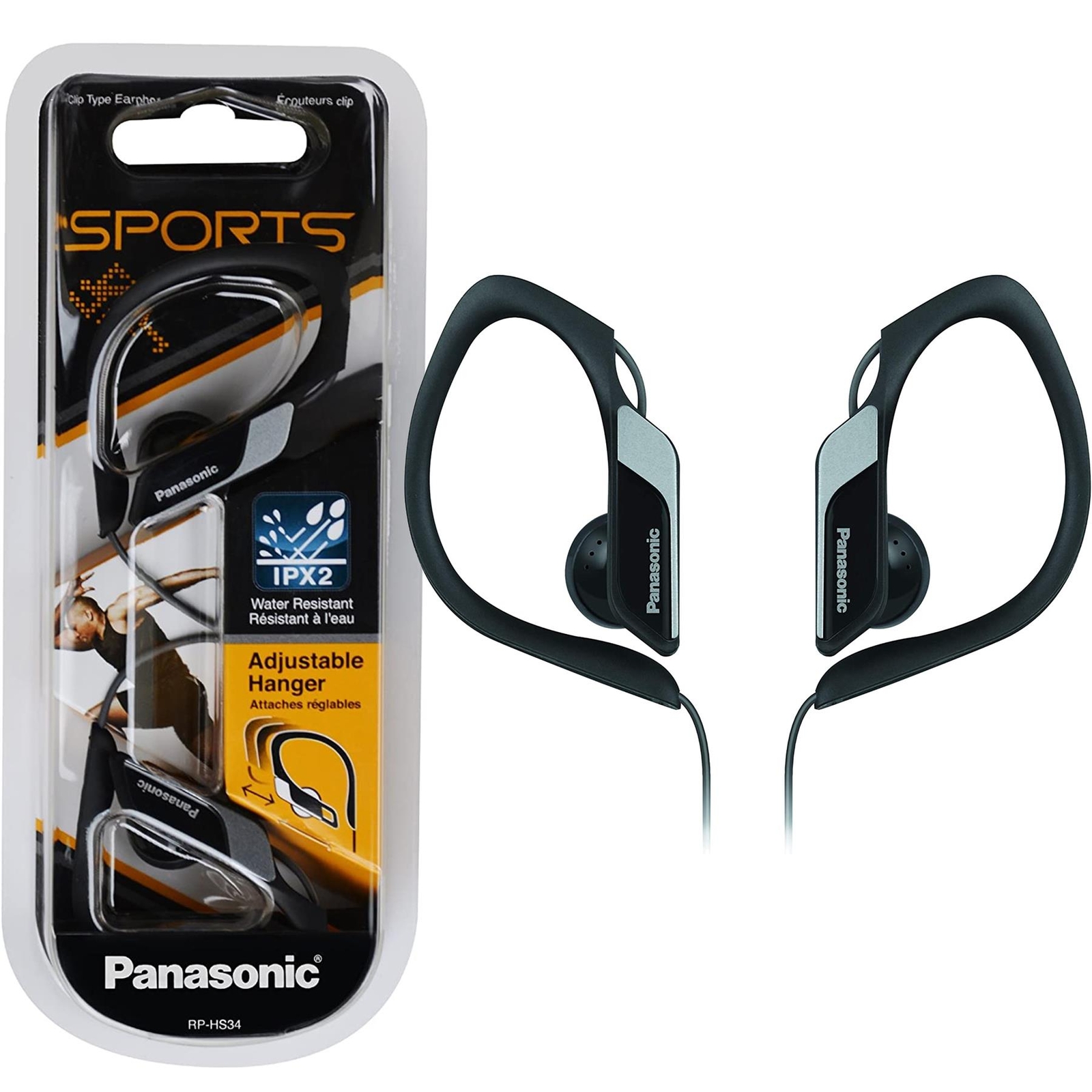 Thumbnail - Panasonic Rp-hs34e Wasserfest Sport Kopfhörer│einstellbar