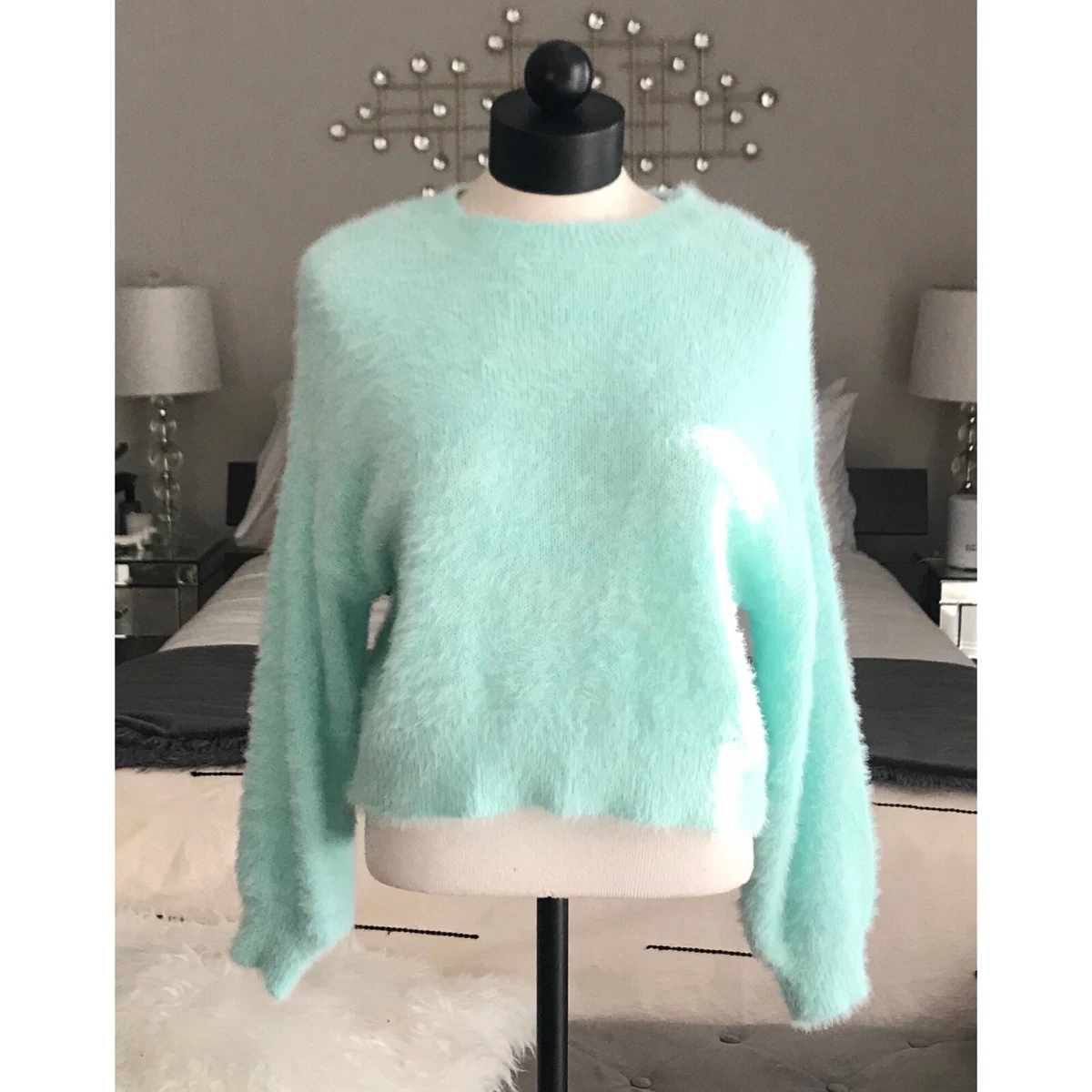 soft fuzzy pullover