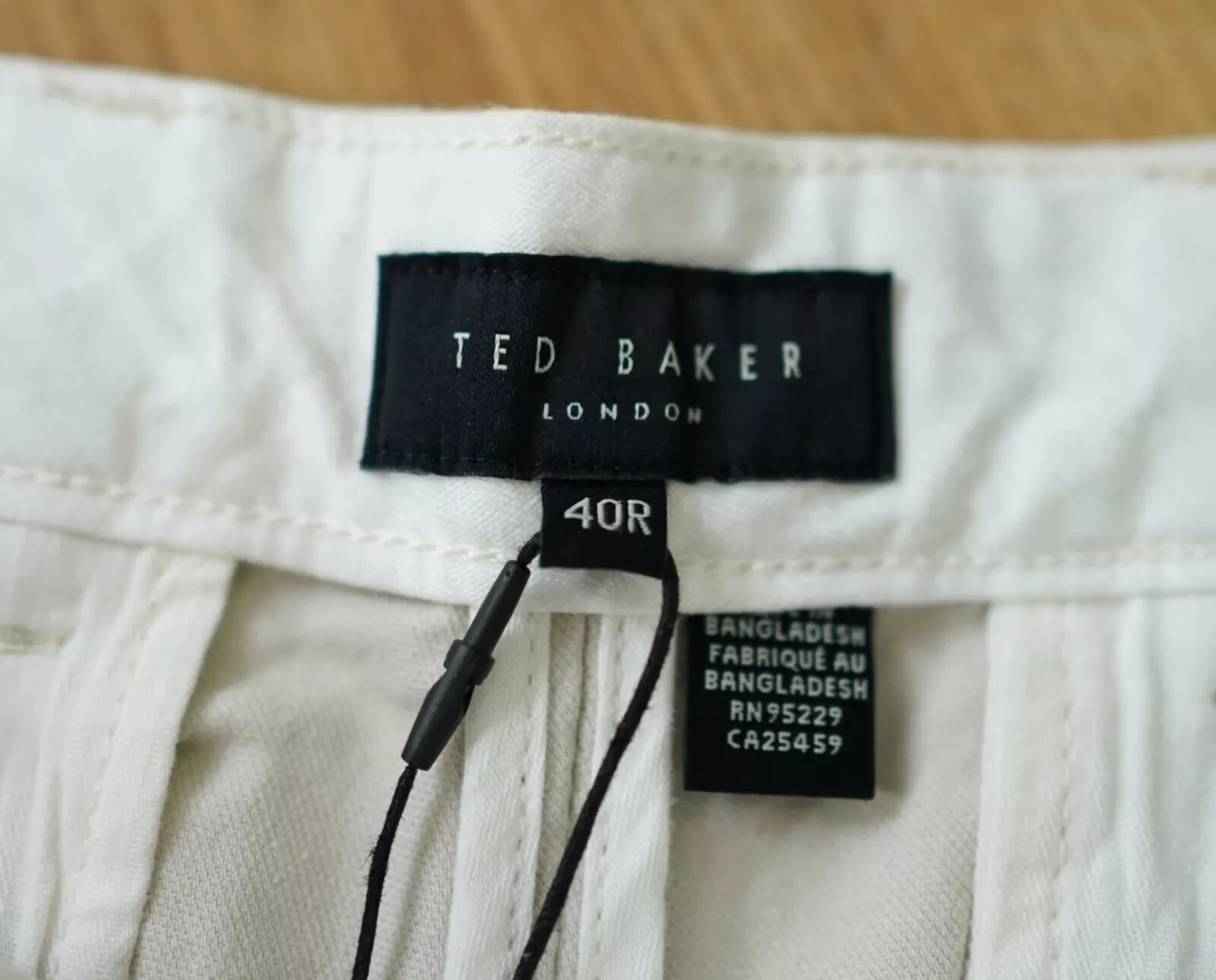 New Ted Baker Halbak Stone Chino Shorts Size 40R RRP £70 image 7