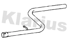Klarius centre pipe fits Fiat doblo 1.6 10-18 FT965T