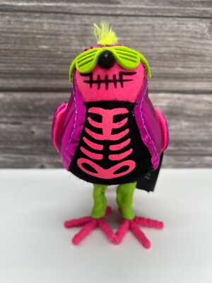 Target Hyde & Eek 2024 ~ GLITTERS ~ Halloween Neon Punk Rocker Skeleton Bird