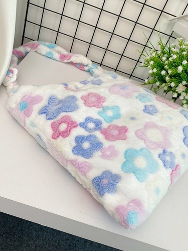 fluffy flower bag