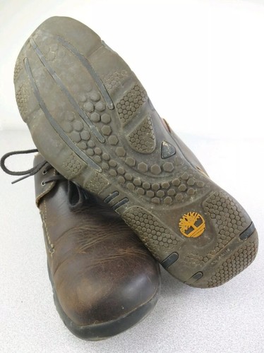 Timberland Mens Size 12-12.5 M Smart Comfort Brown Leather Lace Up Shoe 73590 - Picture 10 of 10