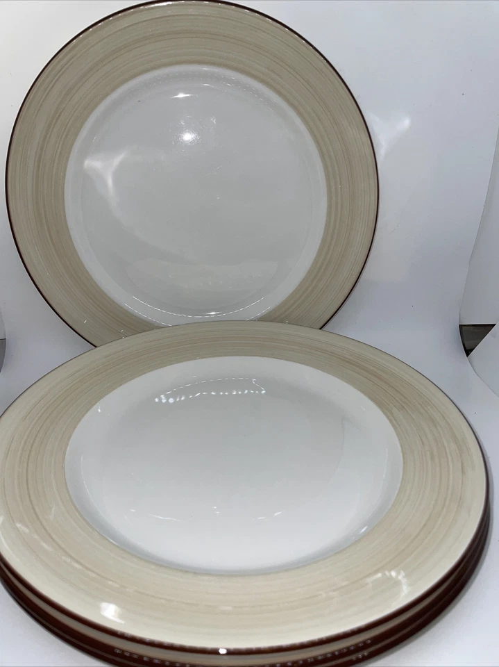 Juego de 4 platos de cena Steelite England Bianco blancos de 10,5 pulgadas nuevos sin etiquetas - ¡Excelente! Foto 3 de 4