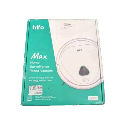 Trifo Max Home Surveillance Robot Vacuum White/Security Alert,Remote App Control