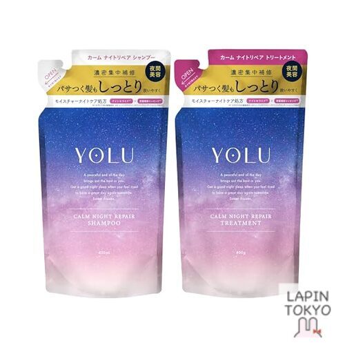 YOLU CALM NIGHT REPAIR セット 1200ml Amazon.com : YOLU Calm Night Repair Treatment, Paraben-Free