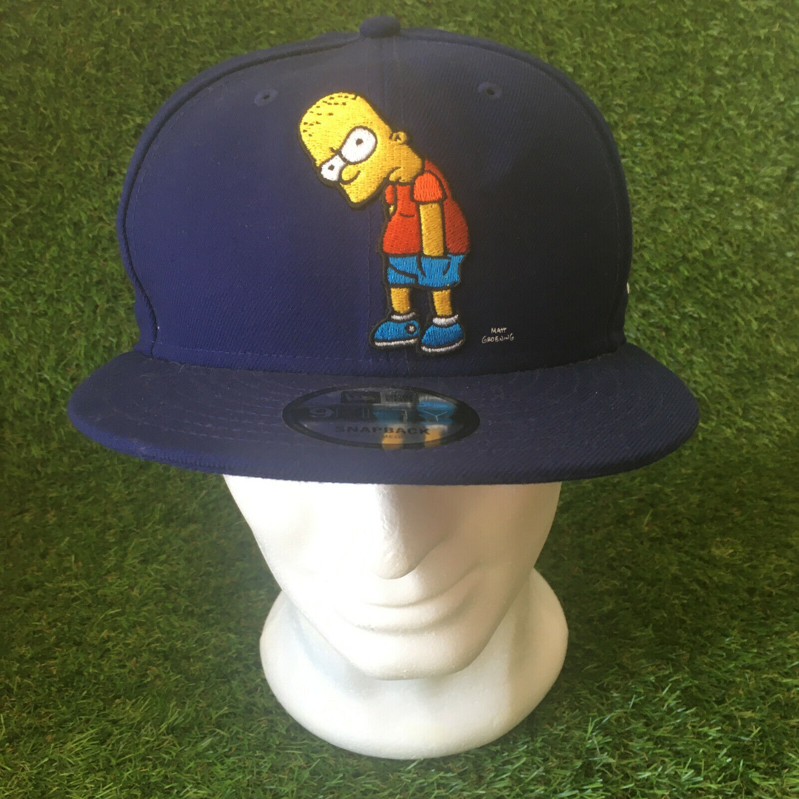 The Simpsons Skinhead Bart New eBay Royal S/M Blue Cap FW2016 Snapback Era | Hat 9Fifty