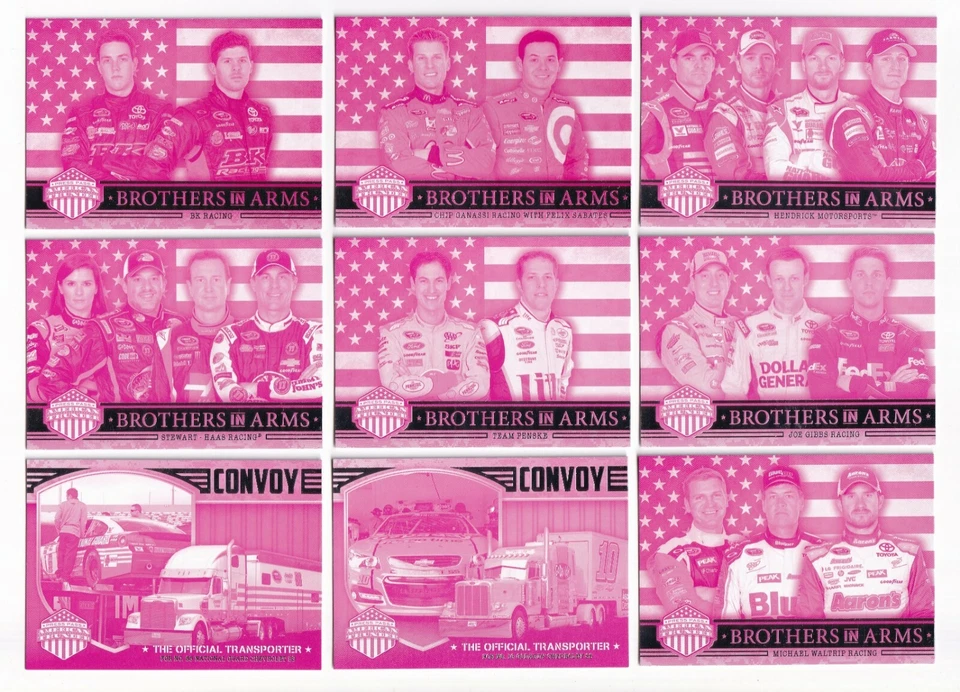 2014 American Thunder MAGENTA PROOFS #36 Brian Vickers-ONE CARD ONLY! - Image 4 of 4