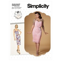 Simplicity 9297 Misses Sweetheart Kleider NäHen Muster GrößEn 6-14 & 14-22
