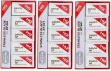Dorco Red Double Edge Stainless Razor Blade - 3 PACK - ( 300 BLADES )  ST301-NEW