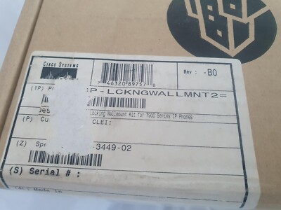 Neu Cisco CP-LCKNGWALLMNT2 abschließbare Wandhalterung für 79xx Serie 7910, 7940, 7960