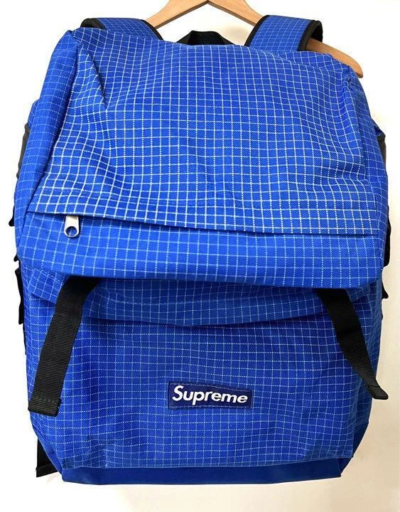 [Japan Used Fashion] Supreme Backpack Ruck Sack 90S Blue Tag Logo Box