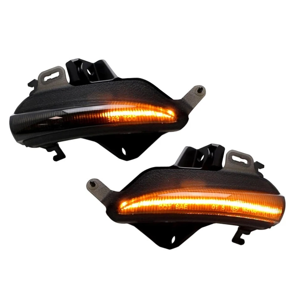 2pcs LED Turn Signal Mirror Lights for Lexus IS200t/IS250/IS300/IS350 2013-2020 - Image 2 of 4
