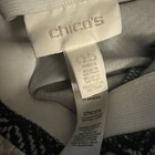 Chicos Brigitte Slim Ankle Pants Size 0.5 Black/White Pull On Stretch — photo 3
