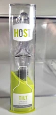 HOST Tilt Variable Aerator With Stand New In Case Clear  T-3