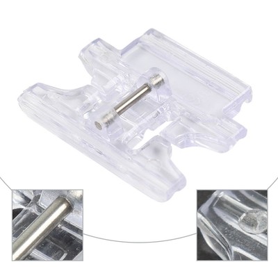 9mm Pfaff Clear Snap-On Pintuck Foot With Decorative Stitch Guide #93-036944-91
