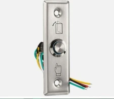 Button Stainless Steel Touch.  NC,  NO whit light  For Access Control
