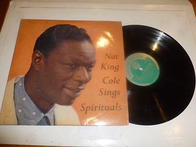 NAT KING COLE - Sings Spirituals - UK WRC mail order 12-track mono LP
