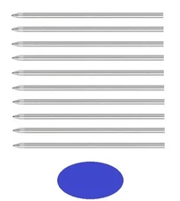 10 - Refills for CROSS Pen TECH3, TECH4 - AUTOCROSS - COMPACT -  BLUE Medium