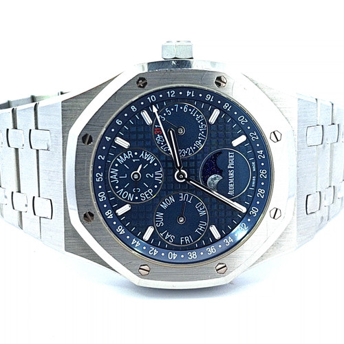 Audemars Piguet 26574ST.OO.1220ST.02 Royal Oak Perpetual Blue Dial 41mm PAPERS