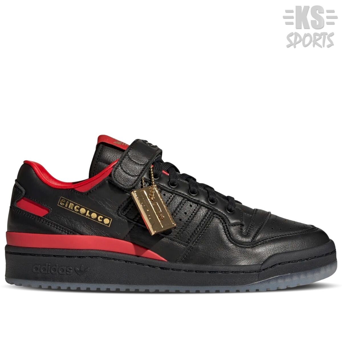 Adidas Forum Low x Circoloco 'Black Vivid Red' Men's Adidas Forum Low x Circoloco 'Black Vivid Red' Men's