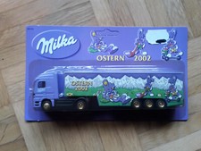 Modell LKW Container Werbe Truck Milka Alpenmilch Ostern 2002 OVP Albedo