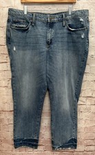 Universal Thread Jeans Women's Plus 18 High-Rise Straight Distressed W42 NEW