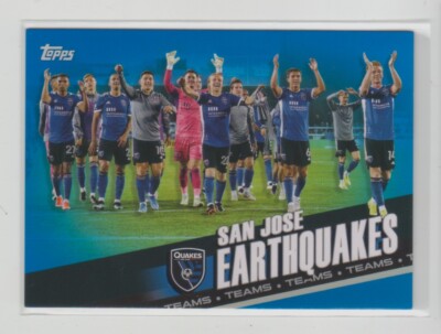 2022 Topps MLS Blue #168 San Jose Earthquakes 32/99 Benji Kikanovic Paul Marie