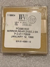 Lumenis ESC Sharplan DermaK Erbium 2.94u Rear Reflector HR - New Old Stock