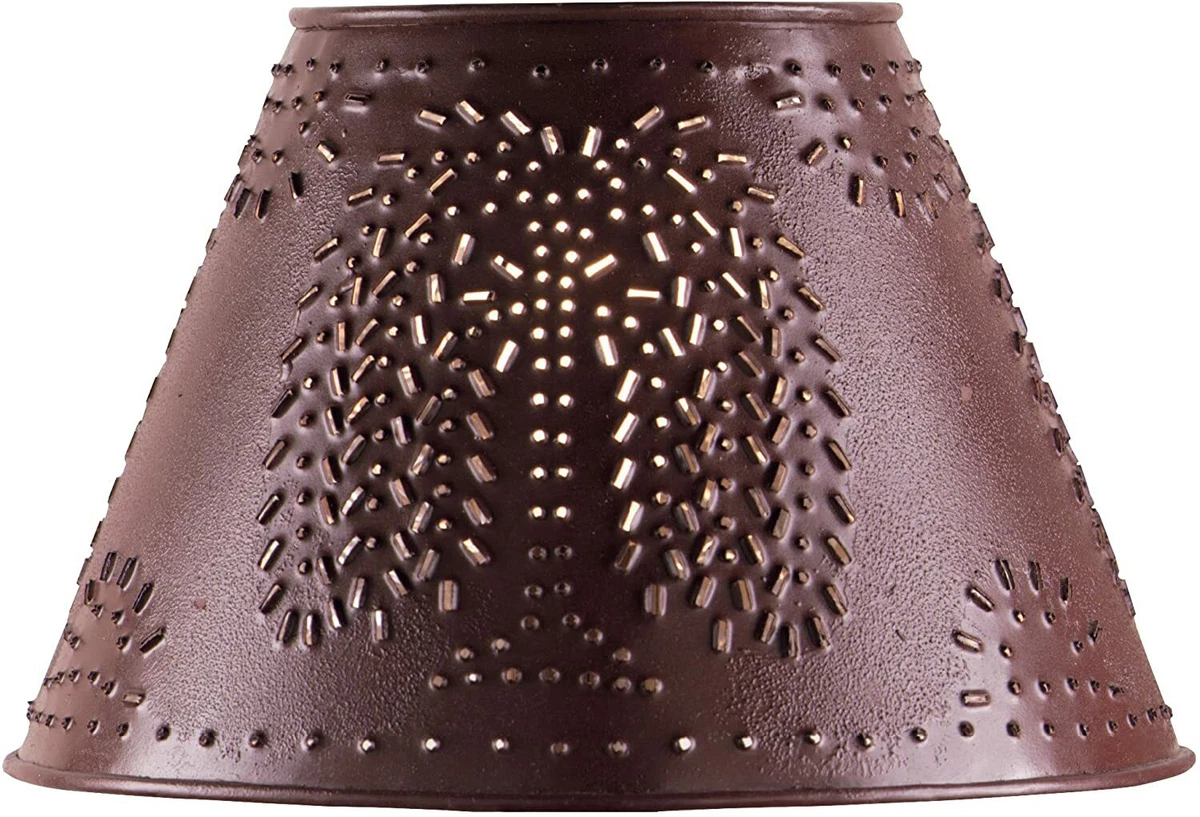 Punched metal lamp shades deals