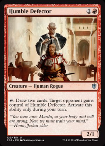 4 x Humble Defector (129/351) - Commander 2016 - Uncommon